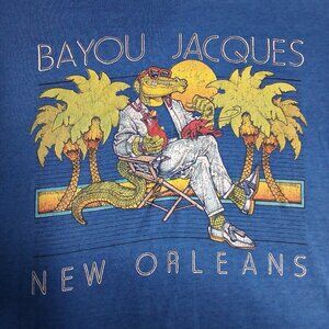 Vintage Bayou Jacques New Orleans Alligator T-Shirt